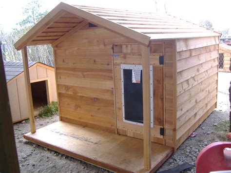 large insulated dog house plans